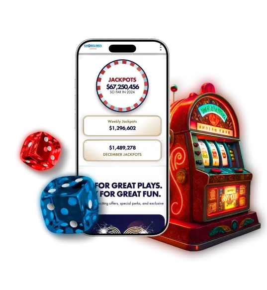 Shorelines Online Casino App preview on mobile devices